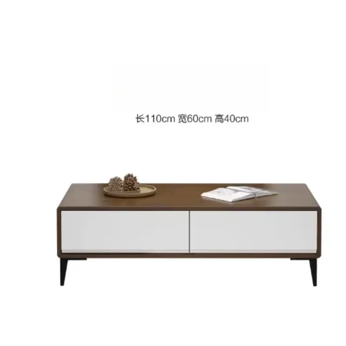 Tables basses carrées modernes accessoires bois petit salon Table basse Console Design Muebles Para El Hogar meubles de maison
