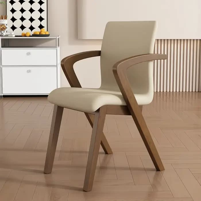 Accoudoir Chaises de salle à manger de luxe cuisine à la mode européenne