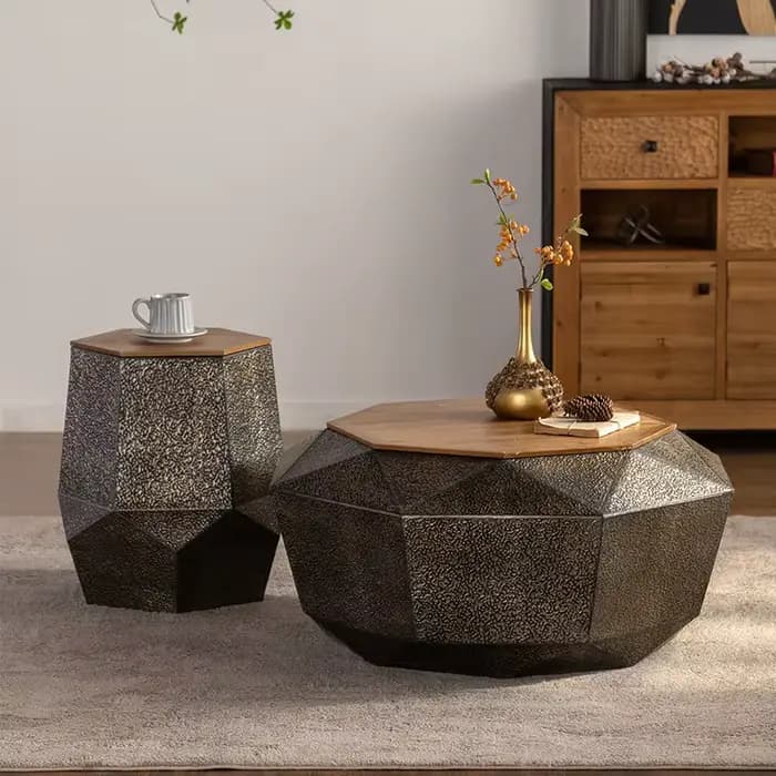 Table basse de luxe à couverture rigide