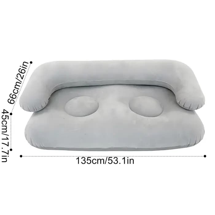 Canapé gonflable d'extérieur pliable