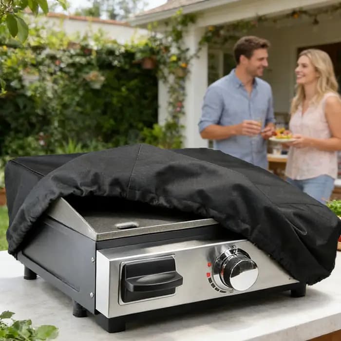 Housse de protection robuste et imperméable pour plancha de table