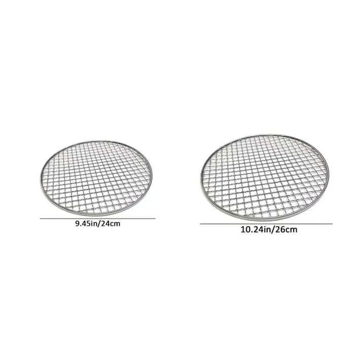 Filet de Barbecue rond en acier inoxydable 24/26CM