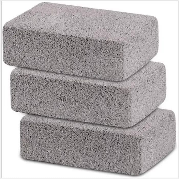 Brique de pierre ponce pour le nettoyage des grilles de barbecue