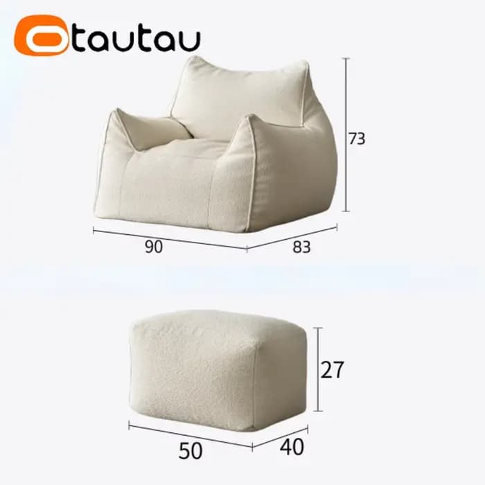 Juste pouf pouf sans remplissage