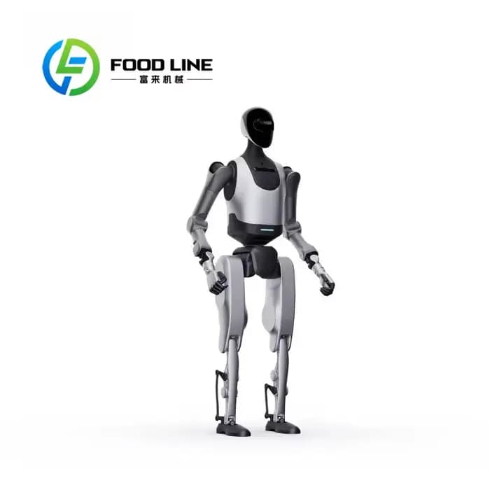 Robot humanoïde logistique qui transfère de petits colis, classe les marchandises et patrouille les zones de stockage dans les entrepôts de commerce électronique de taille moyenne