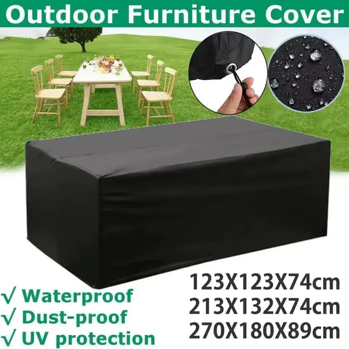 Housse de protection en tissu Oxford 210D pour Table de jardin