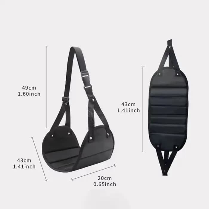 Hamac portable réglable pour les jambes (1-3 pièces) avec repose-pieds confortable pour avion