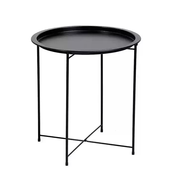 Table basse ronde pliable