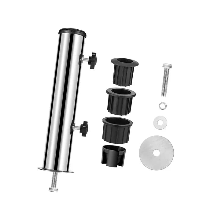 Support de base de parasol en acier robuste avec pince de fixation de rechange pour quais