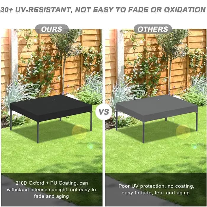 Housse de protection pour table d'extérieur