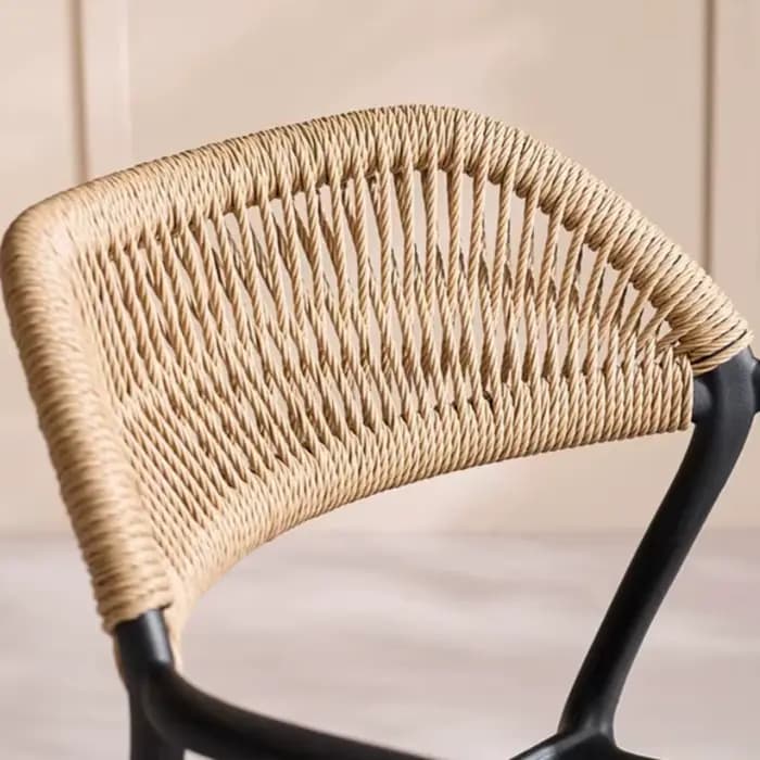 Chaises de salle à manger empilables d'extérieur