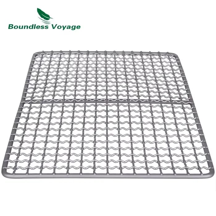 Boundless Voyage Titanium ć Grill avec confrontJOFood Charcoal Carbon BBQ Furnace, Camping en plein air, Pique-nique Britware