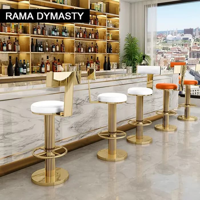 Tabouret de Bar observateur et Moderne, Chaise Haute pour Salon, Salle à Manger, Magasin et Loisirs