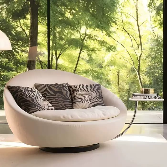 Fauteuil pivotant d'appoint