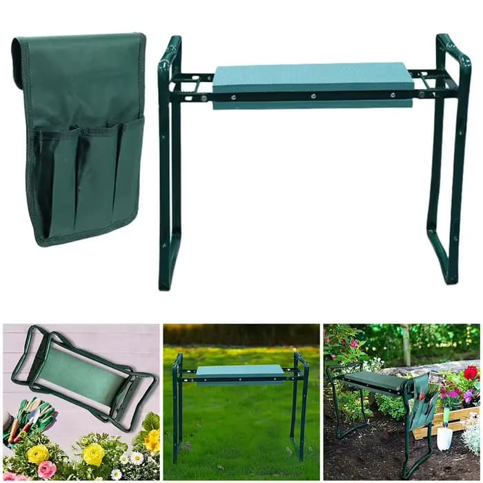 Tabouret pliant portable pour jardinage
