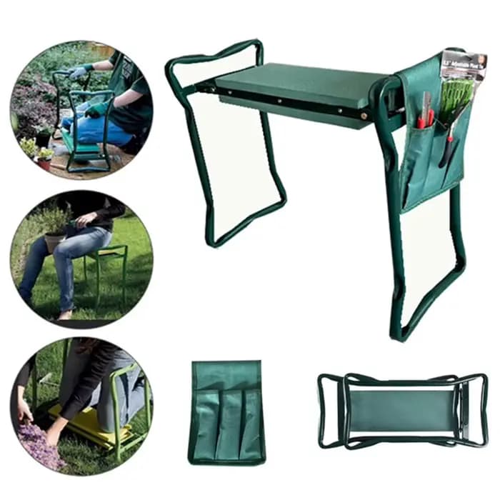 Tabouret pliant portable pour jardinage