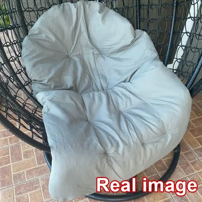 120x80cm panier suspendu oeuf chaise coussin extérieur canapé balançoire