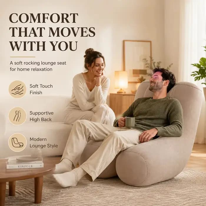 1PC Chaise longue gonflable à bascule
