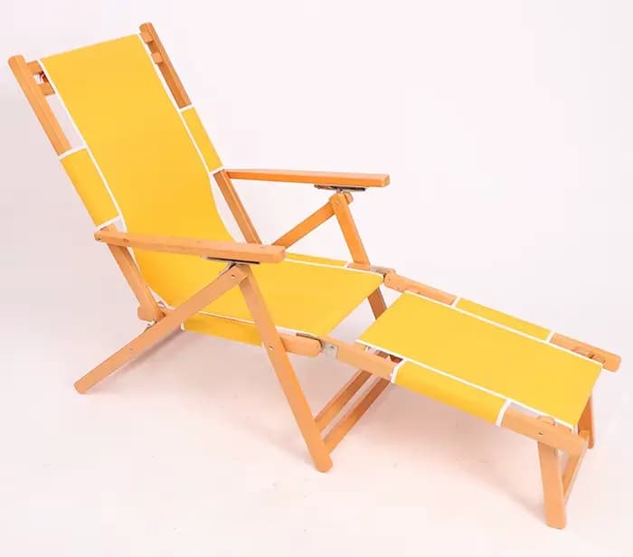 Chaise longue de luxe moderne et confortable en tissu