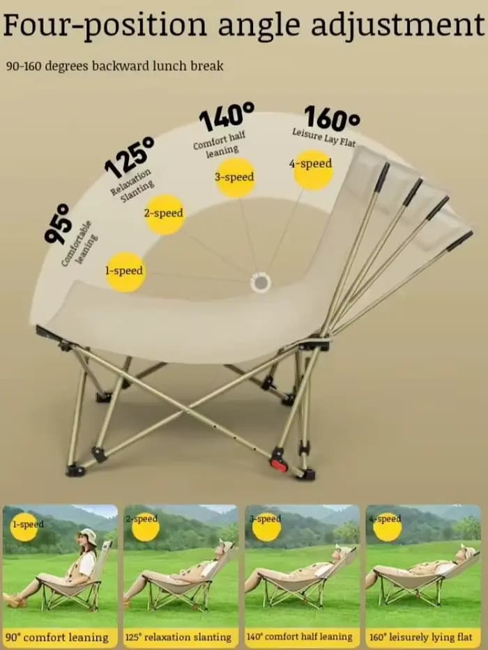 Chaise longue pliante d'extérieur