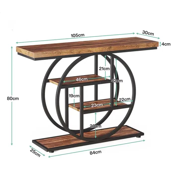 Table console moderne de style mid-century