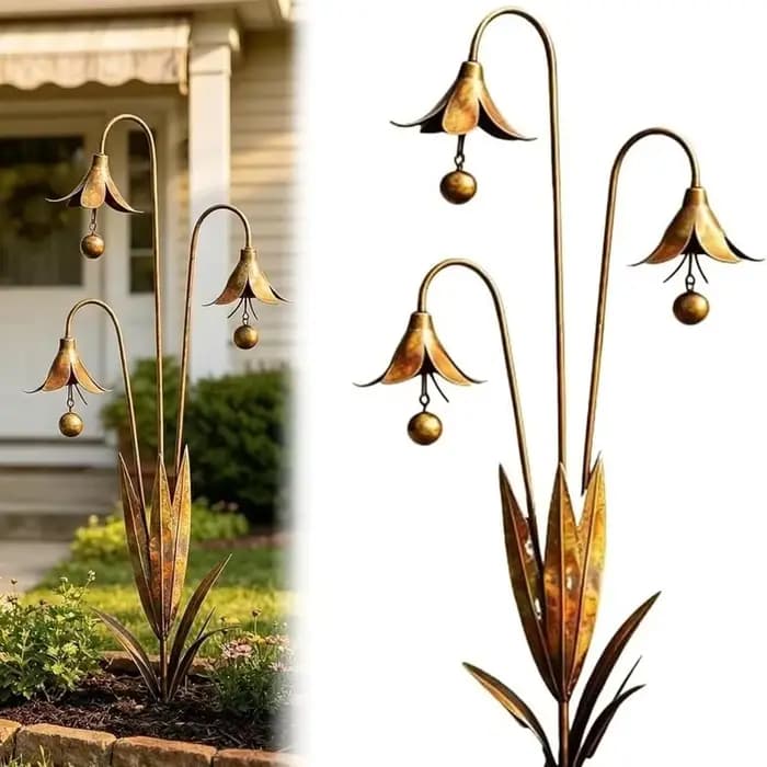 Piquets de jardin décoratifs en forme de cloche