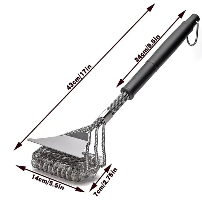 Brosse de gril sûre-brosse de barbecue sans poils-nettoyeur