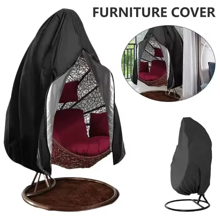 Housse de protection imperméable robuste pour fauteuil suspendu de patio