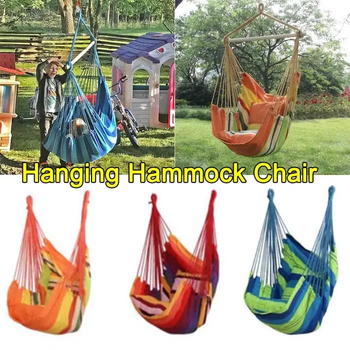 Chaise suspendue de jardin en tissu d'intérieur et d'extérieur