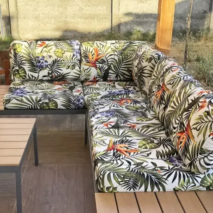 Housse de coussin extérieure extensible pour patio