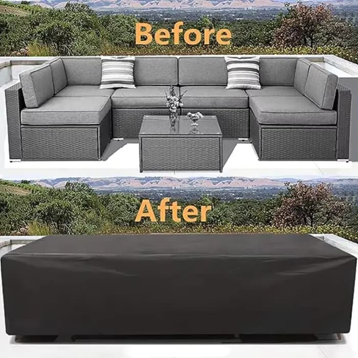Housse de meubles de jardin pour chaise et Table de canapé