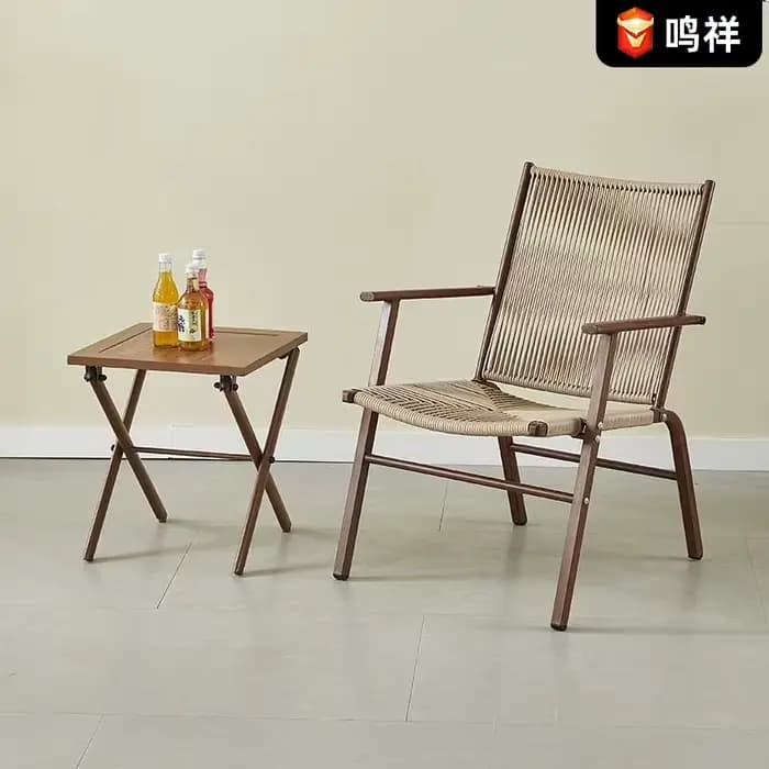 Combinaison table et chaise d'extérieur pour balcon