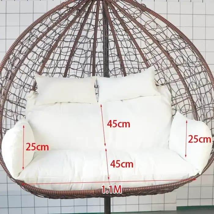 Housse de coussin suspendue pour chaise à œufs