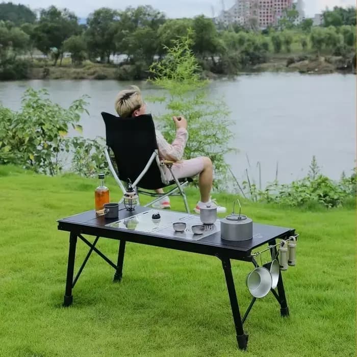 Table de camping pliante Mountainhiker IGT améliorée