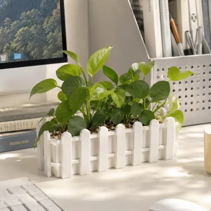 Petit pot de fleurs simple, conteneur pour plantes vertes, style rustique, bac à plantes, décoration de jardin, arrangement floral, décoration de balcon