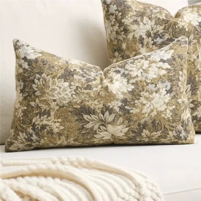 B84B-Housse de coussin décorative de style ferme