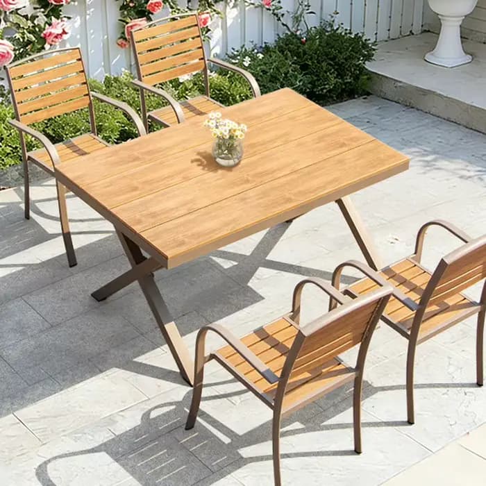 Ensembles de meubles de jardin modernes en bois