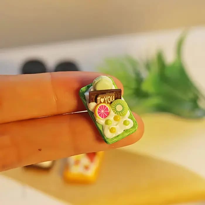 Maison de poupée Miniature, chocolat Matcha, fromage, Dessert, gaufre, Mini modèle alimentaire pour maison de poupée, accessoires de décoration, 1/12
