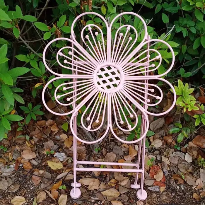 Table pliante Vintage en fer forgé