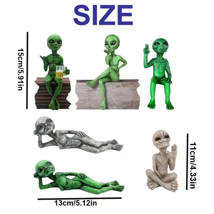 Sculptures et statues de jardin extraterrestre