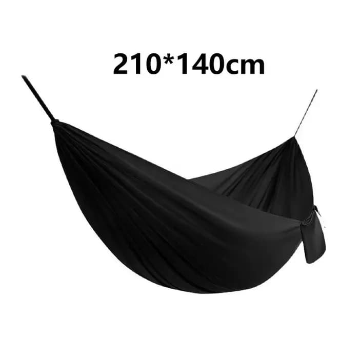 Hamac portable avec sac de rangement, sangles robustes, matériau textile léger et double pour le camping, la randonnée et les aventures en plein air