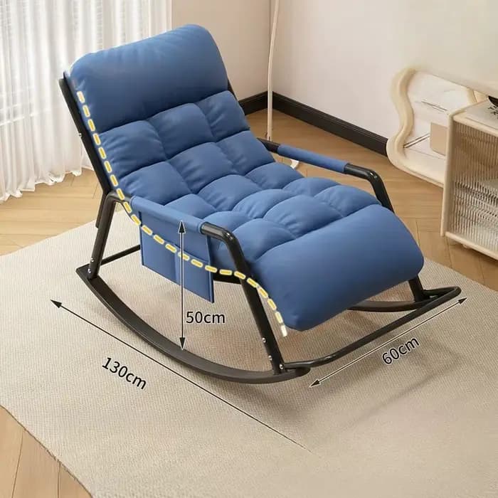Fauteuil individuel sans structure pliable moderne orange pour balcon
