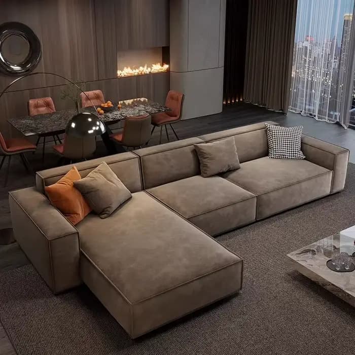 Canapés De Salon 2 places appartement moderne Style nordique canapé paresseux inclinable Relax