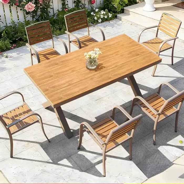 Ensembles de meubles de jardin modernes en bois