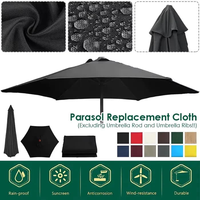 Tissu de remplacement pour Parasol
