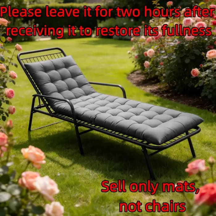 Coussin de chaise matelassé long de 170x53cm