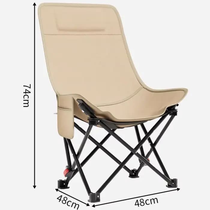 Chaise pliante De randonnée à dossier haut