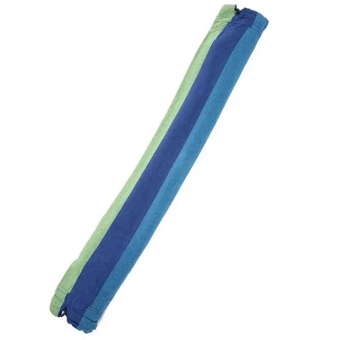 Fauteuil hamac confortable pour dortoir, chaise suspendue de jardin à rayures colorées et épaisses avec sac de rangement, siège de balançoire de jardin en corde de coton