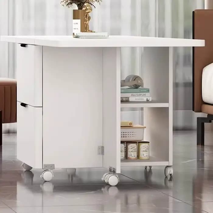 Table basse pliante italienne avec rangement