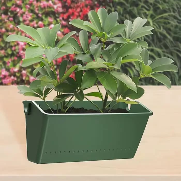 Contenant mural en plastique pour pot de fleur